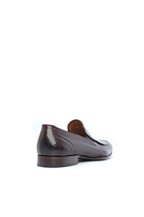 Tamer Tanca Erkek Hakiki Deri Kahverengi Bufalo Makosen Ayakkabı 477 19711K ERK AYK KHV BFL/KHV DEVE