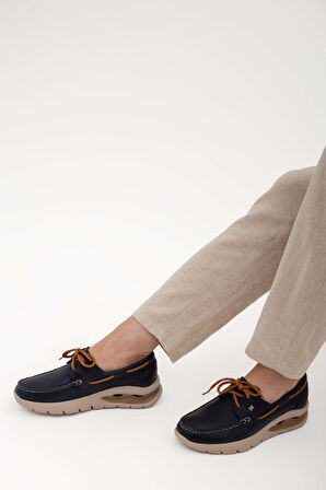 CALLAGHAN Erkek Hakiki Deri Mavi Casual Ayakkabı 618 47500 ERK AYK Y22 AZUL