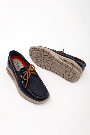 CALLAGHAN Erkek Hakiki Deri Mavi Casual Ayakkabı 618 47500 ERK AYK Y22 AZUL