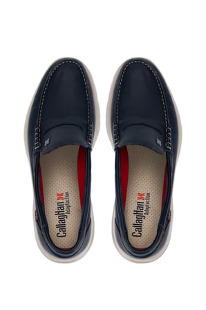 Callaghan Erkek Hakiki Deri Mavi Casual Ayakkabı 618 47501 ERK AYK Y22 AZUL