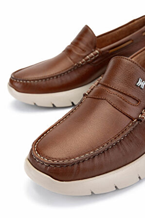 Callaghan Erkek Hakiki Deri Kahverengi Casual Ayakkabı 618 47501 ERK AYK Y22 CUERO