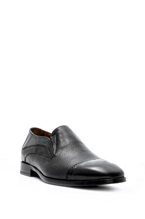 Tamer Tanca Erkek Hakiki Deri Siyah Klasik Ayakkabı 477 48751 ERK AYK Y22 SYH BFL/SYH GYK