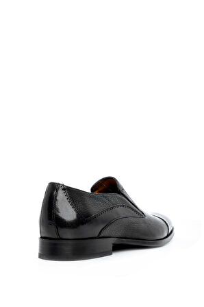 Tamer Tanca Erkek Hakiki Deri Siyah Klasik Ayakkabı 477 48751 ERK AYK Y22 SYH BFL/SYH GYK