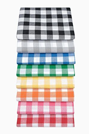 Kareli Masa Örtüsü Pembe 160x220