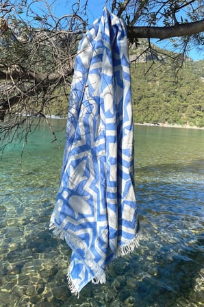 Lalezar Peştemal - Mavi