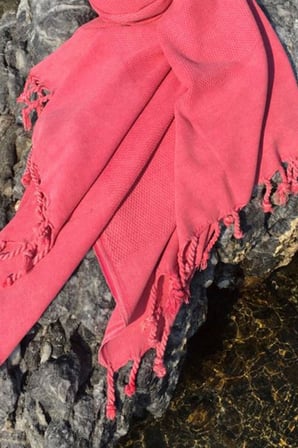 Taşlanmış Peştemal - Pembe