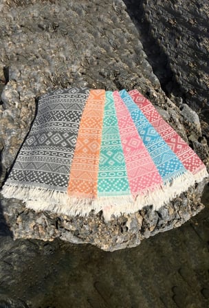 Cicim Kilim Peştemal - Turkuaz