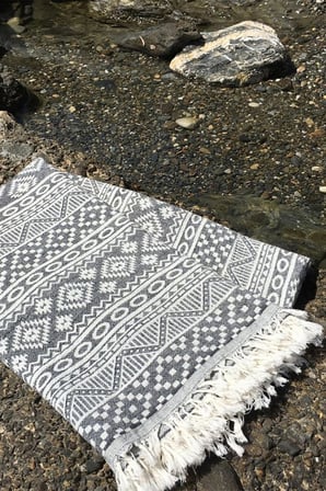 Cicim Kilim Peştemal - Siyah