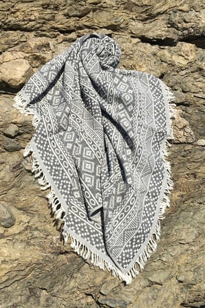 Cicim Kilim Peştemal - Siyah