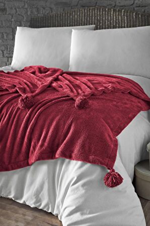 Puffy Wellsoft Battaniye 200X220 Bordo