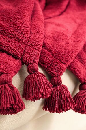 Puffy Wellsoft Battaniye 200X220 Bordo