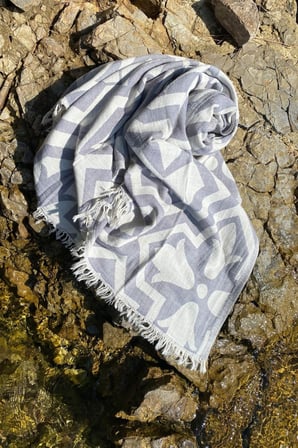 Lalezar Peştemal - Gri