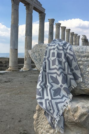 Lalezar Peştemal - Gri