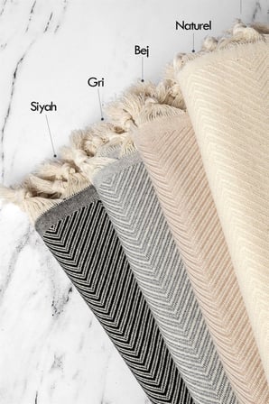 Trendy Koltuk Örtüsü - Naturel 170x230 ÖLÇÜ / EBAT