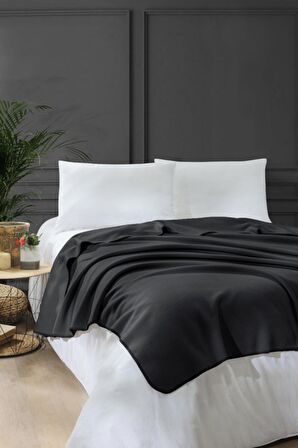 Bloom Polar Battaniye Siyah 130x170 Cm