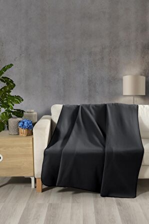Bloom Polar Battaniye Siyah 130x170 Cm