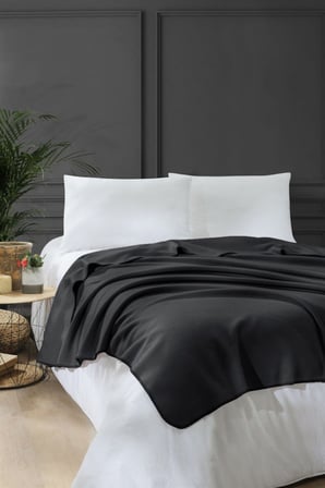 Bloom Polar Battaniye - Siyah 200x220 ÖLÇÜ / EBAT