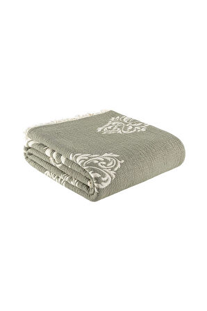 Barok Müslin Yorgan Yeşil