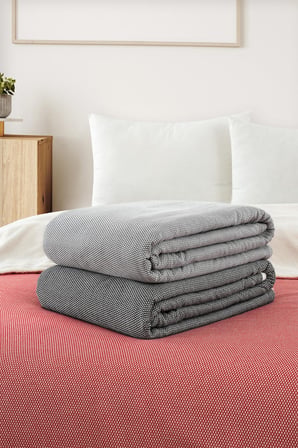 Likya Wellsoft Battaniye - Kırmızı 150x195 ÖLÇÜ / EBAT