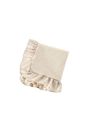 Selendi Fırfırlı Runner Bej