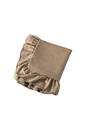 Venedik Fırfırlı Runner Kahverengi