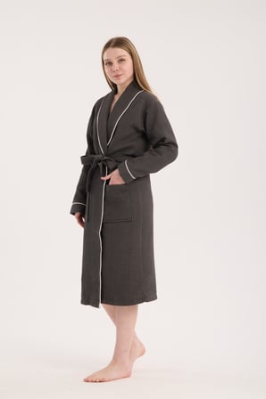 unisex soho pike bornoz - antrasit