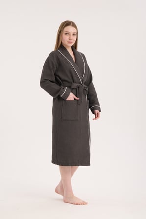 unisex soho pike bornoz - antrasit