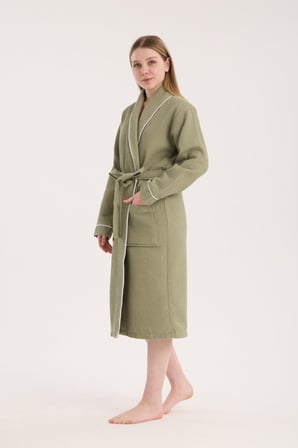 unisex soho pike bornoz - yeşil