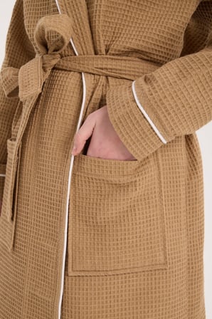 unisex soho pike bornoz - kahverengi