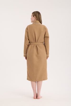 unisex soho pike bornoz - kahverengi