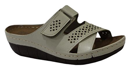 Mehmet Mete 2354 Bej Mulex Anatomik Kadın Terlik