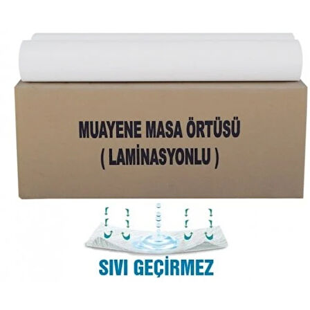 Medikalcim Muayene Masa Örtüsü 50 cm Lamine 1 Adet Rulo