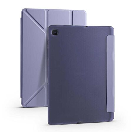 Galaxy Tab A7 10.4 T500 2020 Kılıf Kalem Bölmeli Smart Cover Standlı Kapaklı