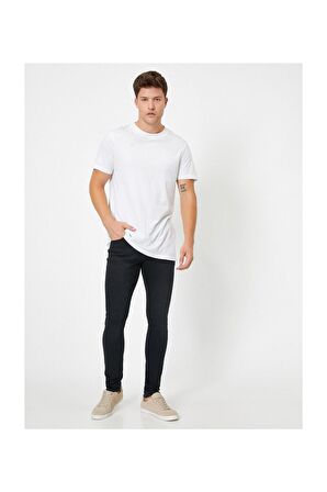 Erkek Siyah Justin Jean Pantolon