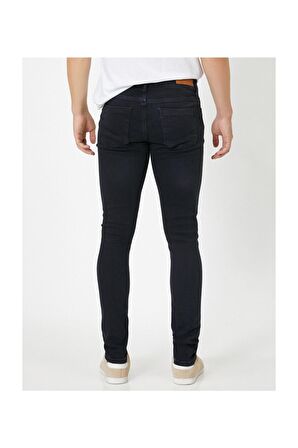 Erkek Siyah Justin Jean Pantolon