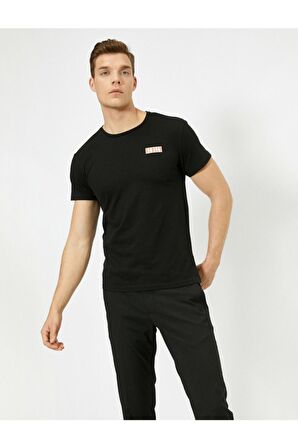 Erkek Siyah T-Shirt 0YAM14170OK