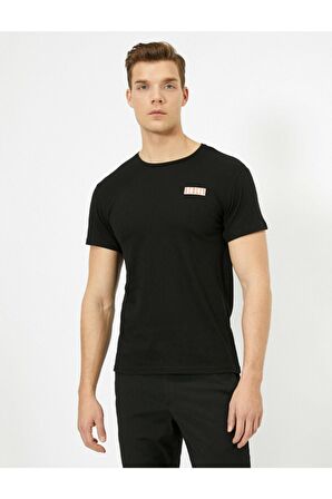 Erkek Siyah T-Shirt 0YAM14170OK