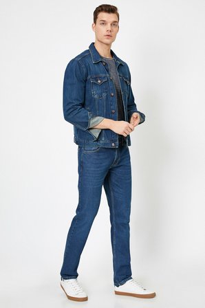 Erkek Mavi Mark Jean Pantolon 0YAM45223LD