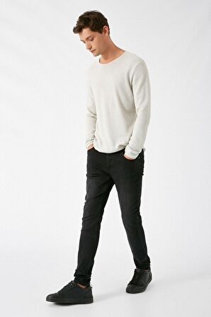 Erkek Siyah Jeans 1KAM43157YD