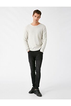 Erkek Siyah Skinny Jean
