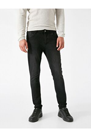 Erkek Siyah Skinny Jean