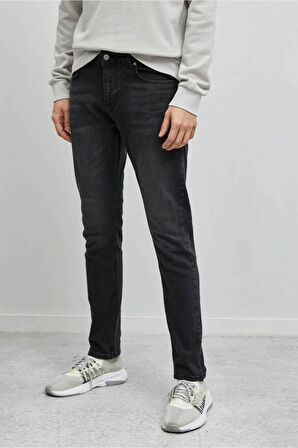 Erkek Jean Pantolon Siyah