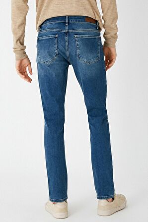 Erkek Orta İndigo Jeans 1KAM45018LD