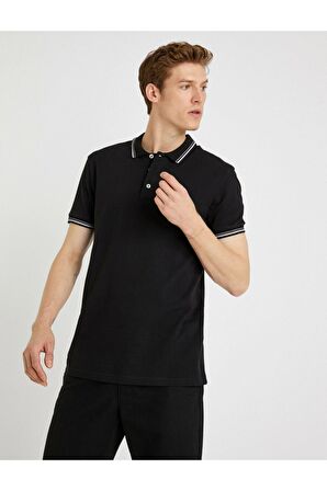Erkek Siyah T-Shirt 1YAM11203LK