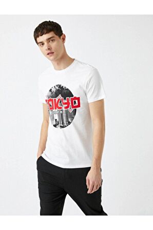Erkek Beyaz T-shirt