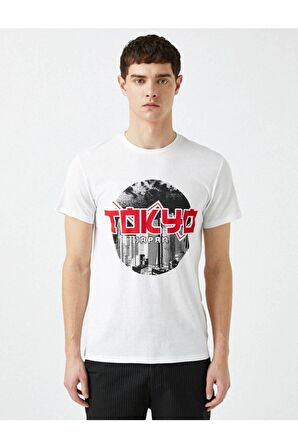 Erkek Beyaz T-shirt