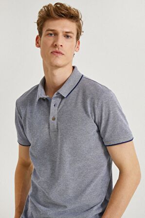Erkek Siyah Polo Yaka T-shirt