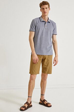 Erkek Siyah Polo Yaka T-shirt