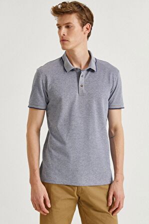 Erkek Siyah Polo Yaka T-shirt