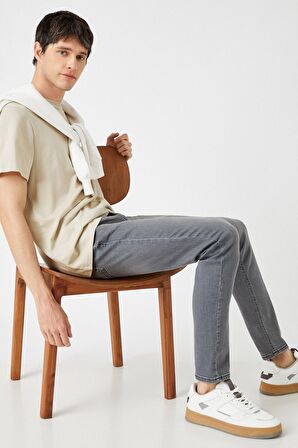 Erkek Gri Pantolon 1YAM43017LD